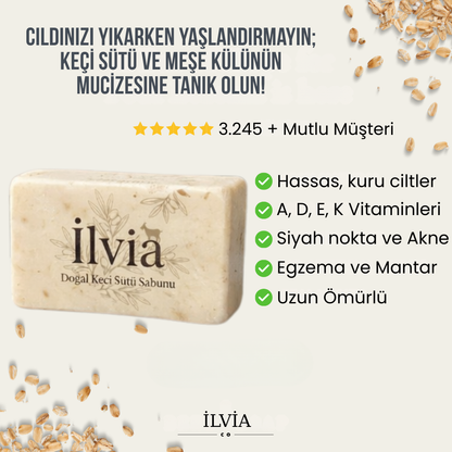 İlvia: Kostiksiz Geleneksel Keçi Sütü Sabunu